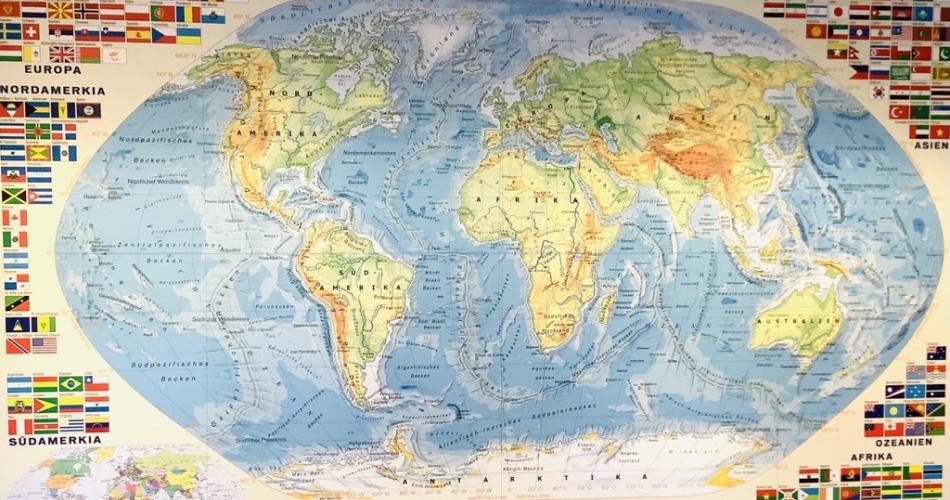 Bild von einer Weltkarte.